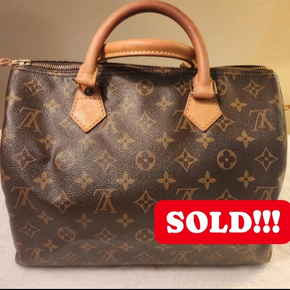 IT'S SOLD!!! Authentic Louis Vuitton Speedy 30 Monogram